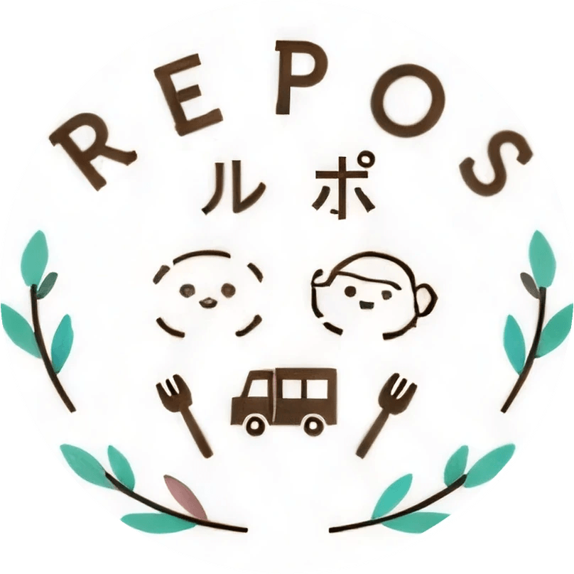 REPOS ルポのロゴ